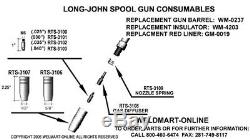 Weldmart Retrofit Channel Letter Spool Gun (nine Inch Barrel) For Snap-on Welder