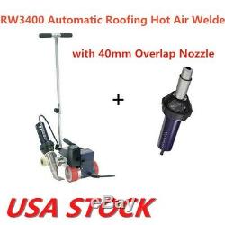 Weldy RW3400 Hot Air Roofer Welder Welding Machine 40mm Width + Hot Air Gun
